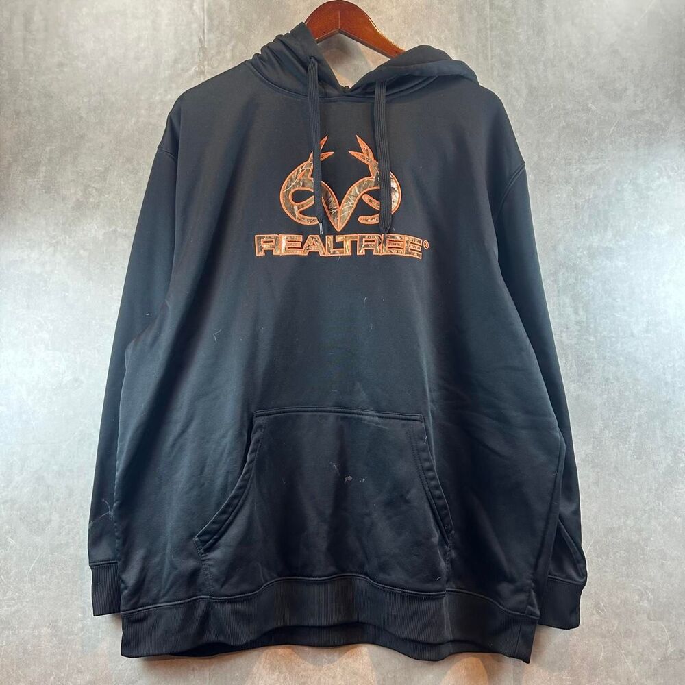 Realtree Men's Black Hoodie